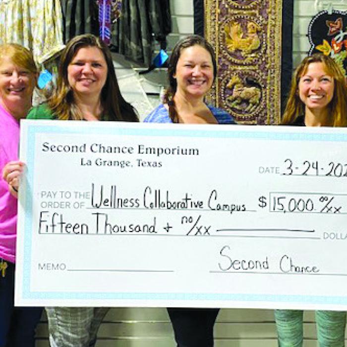 Second Chance Gives $15K for Veteran Wellness