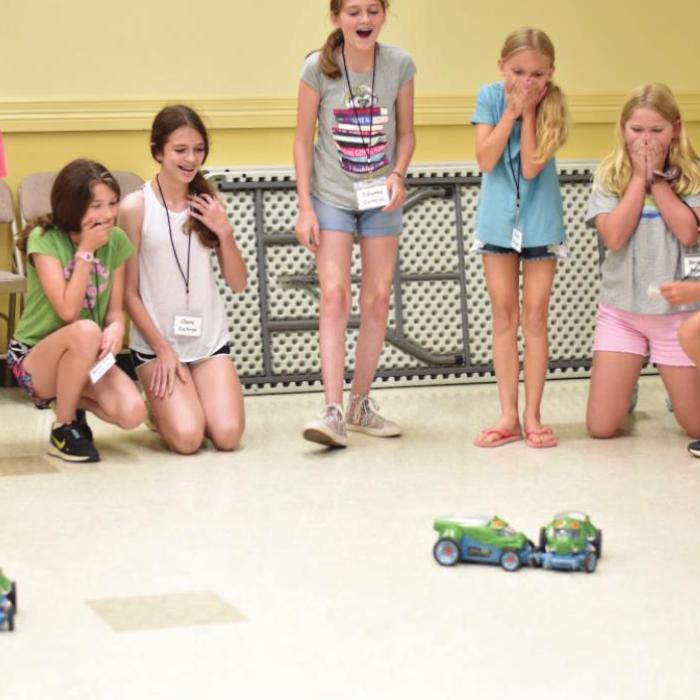 Bluebonnet Master Gardener Campers Race Crickets