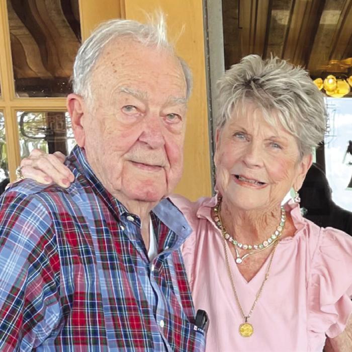 Barbara Walla surprised her husband, Frank with a celebration for his 90th birthday Thursday, Oct. 9. He enjoyed visiting with family and friends.