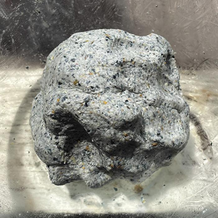 Here’s what the masa dough looked like after I nixtamalized and ground the corn.