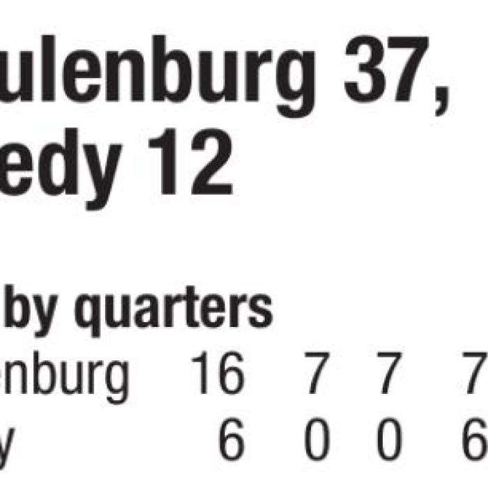 Schulenburg Beats Kenedy to Advance to Third Round of Football Playoffs