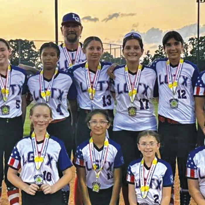 The La Grange Little League 12-under girls softball all-star team were the district runner-ups, finishing their long run through the tournament with a loss to Washington County Monday in the district title game. Players were Eliana Armstead, Avery Blaschke, Abbigale Eichler, Grace Embesi, Adalyn Emmel, Hailey Faldyn, Audelia Gutierrez, McKynzie Payne, Harper Pittman, Kimberlynn Sheppard, MaKayden Smidovec and Devyn York. Manager was Joey Smidovec.
