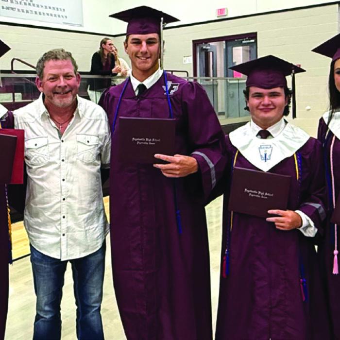 Fayetteville ISD – Kole Schmitt, Jack Schley, Logan Poncik, Tori Newton. FGAGT Representative- Rodney Sladek
