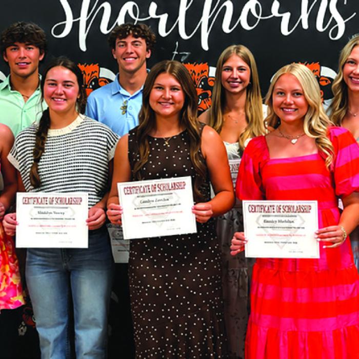 Schulenburg ISD – Reagan Dusek, Heaven Hrochovy, Jayse Janda, Clara Magliolo, Van Prihoda, Mikayla Stang, Keeley Warnken, Dakota Wick, Landry Zapalac. FCAGT Representative – Brent Lewis