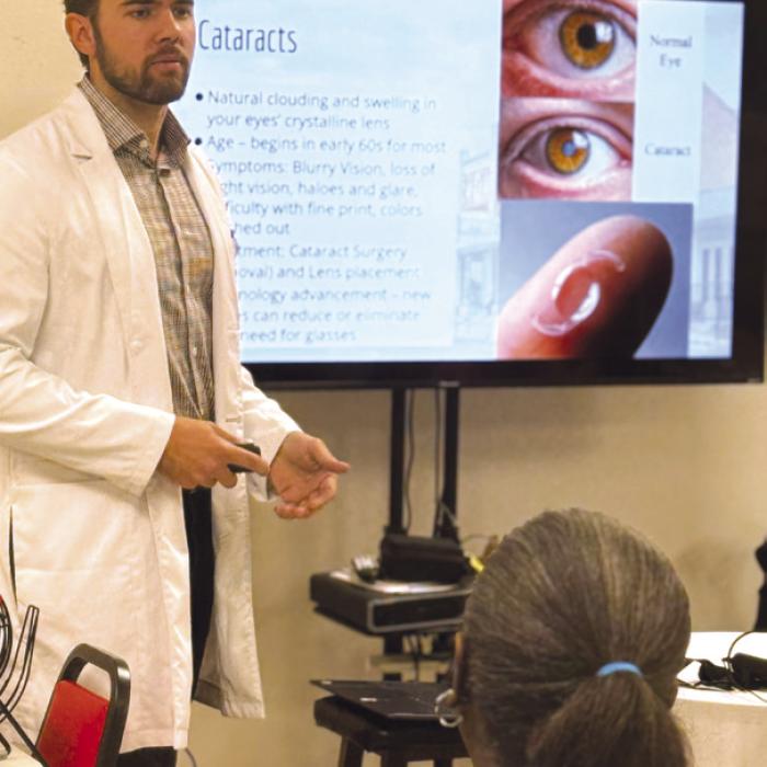 Dr. Andre with Andre Optical Clinic in Schulenburg enlightened us on symptoms of Eye problems we should all be on the lookout for.
