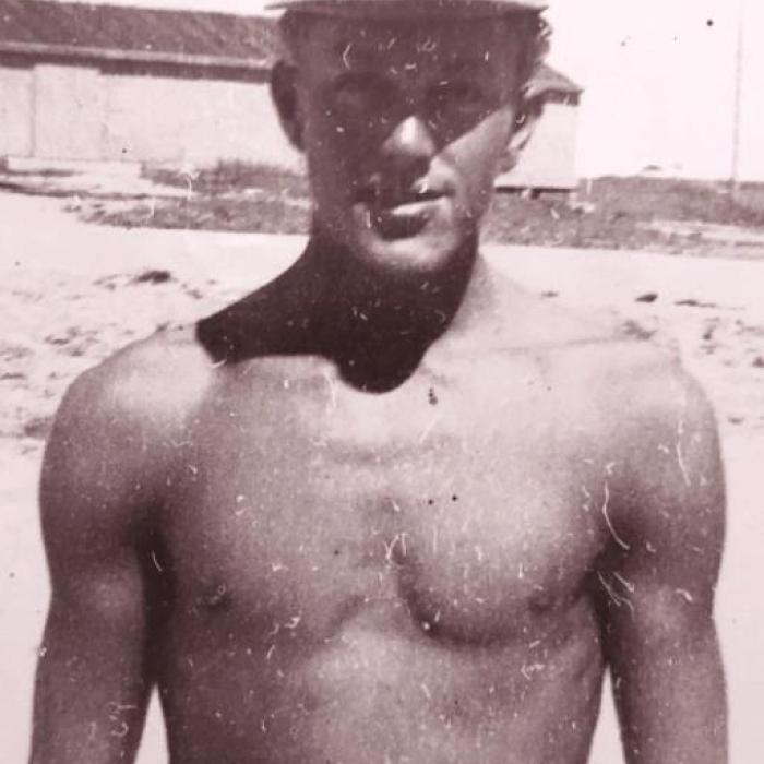 During the 16 months Gene was on Okinawa, he worked as a teletype operator. His only contact with his family and friends in Fayette County was through letters delivered by the U.S. mail.
