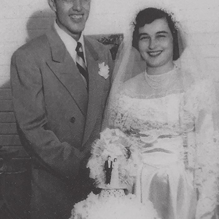 Gene and Ruth’s long-distance romance was carried out via the U.S. mail.