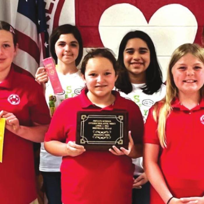 Sacred Heart UIL Academic Meet Results
