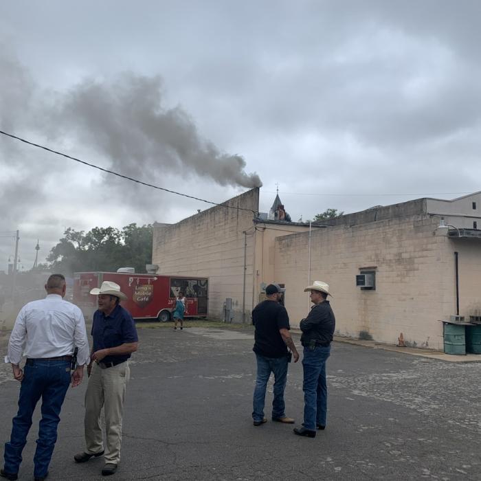 Fire at Prause’s