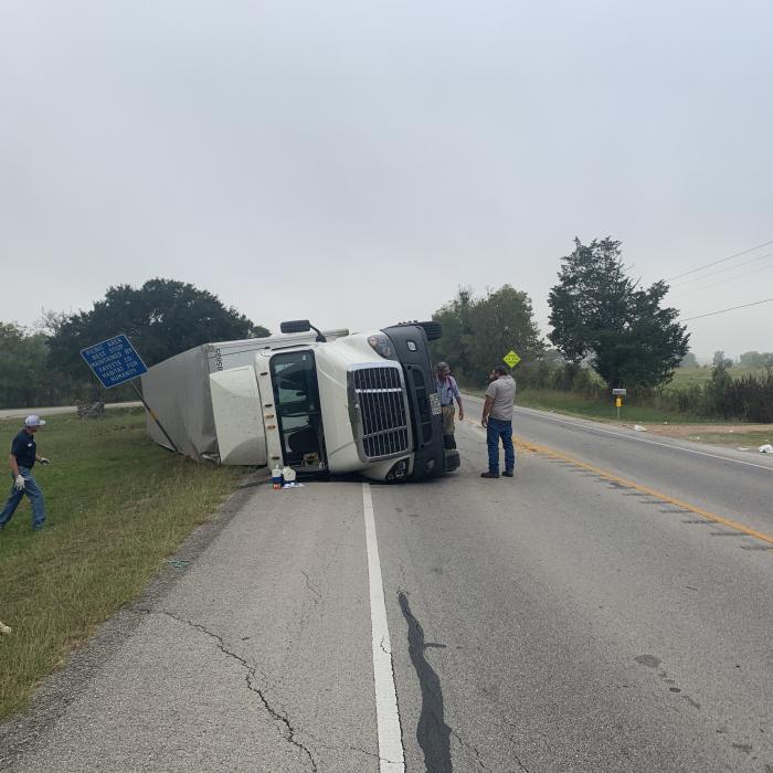 Rollover near Hostyn