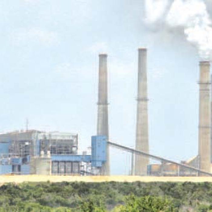 The Fayette Power Project coal plant outside La Grange.