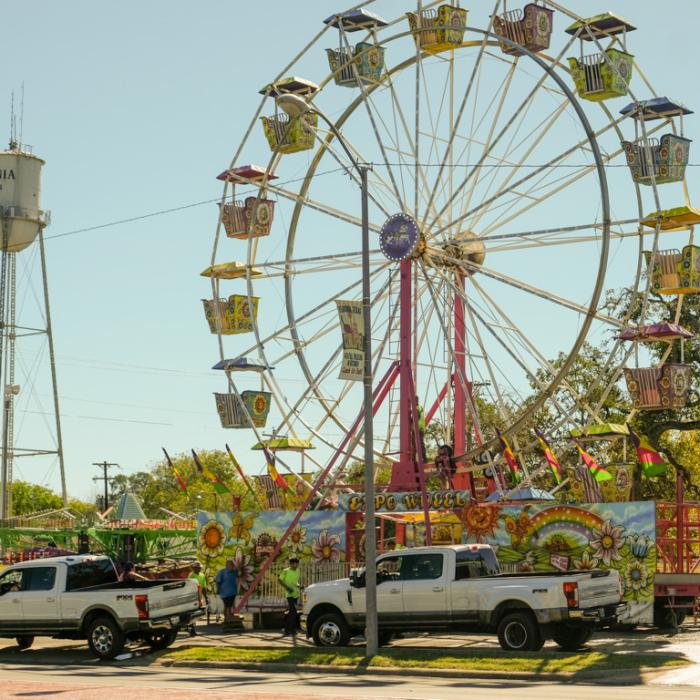 The carnival arrived in Flatonia this week for the 50th Annual Flatonia Czhilispiel.
