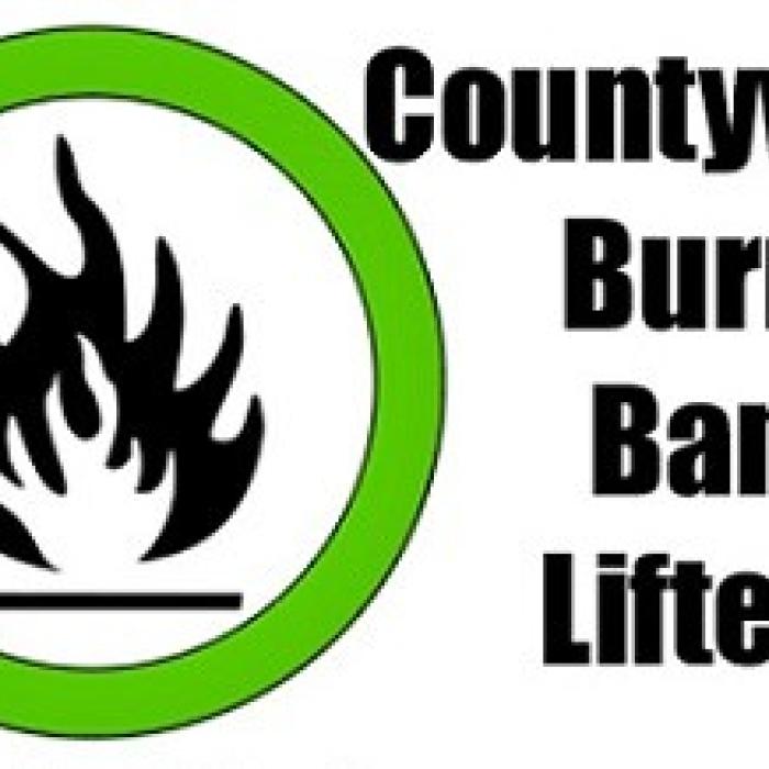 The burn ban in Fayette County has been lifted effective Oct. 31, 2023.