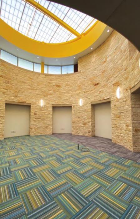 The rotunda interior which will be near the new entry to La Grange Elementary.