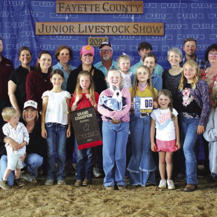 Fayette County Junior Livestock Show Grand Champions