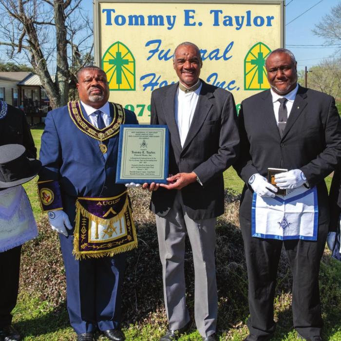 Taylor Honored for His Role in Helping People Rest in Peace