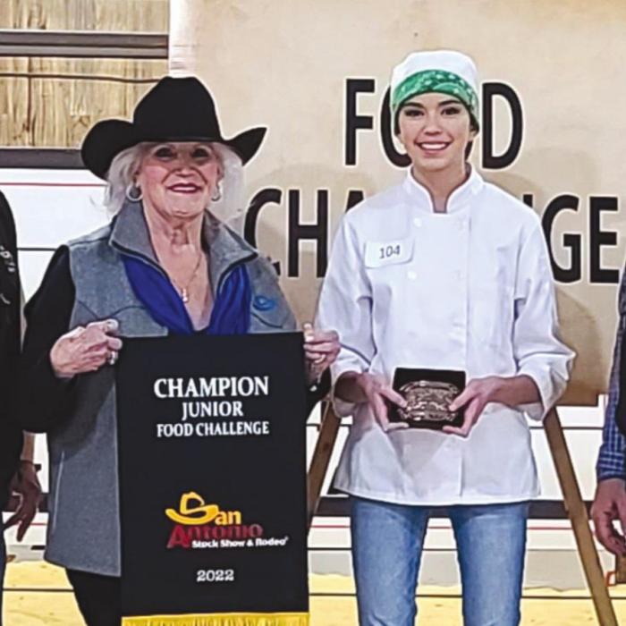 Tori Newton Named Overall Grand Champion at Junior Food Challenge