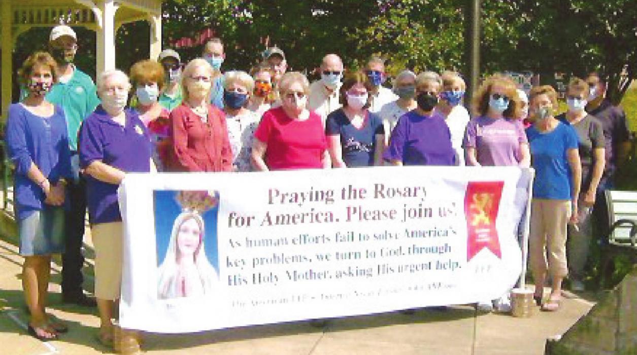 Fatima Rosary Rally Held In La Grange
