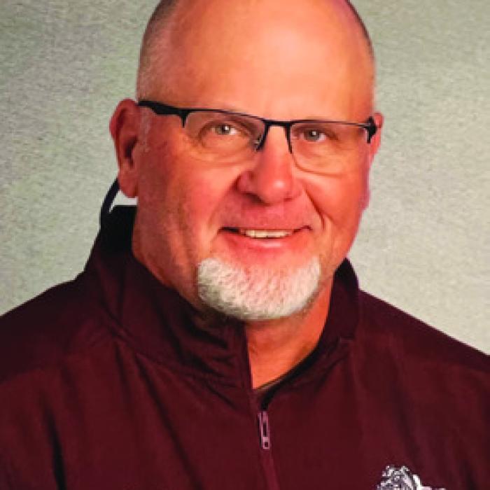 Shawn Bruns at various stages during his 35-year career as a coach in Flatonia.