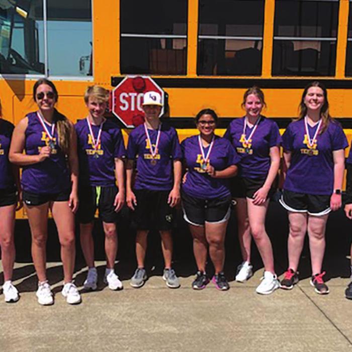 La Grange JV Tennis Competes in Waller