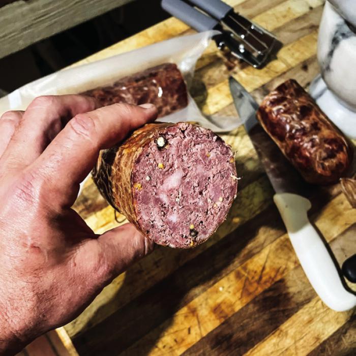 My first attempt at making homemade summer sausage turned out pretty good, but I think I can do better.