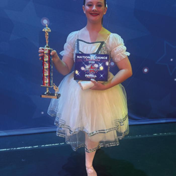 The local soloists from On Pointe Studio in Schulenburg who competed June 22-28 in Dallas/Fort Worth brought back a lot of hardware.
