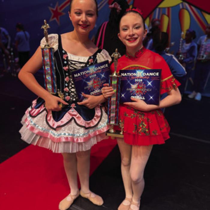 The local soloists from On Pointe Studio in Schulenburg who competed June 22-28 in Dallas/Fort Worth brought back a lot of hardware.