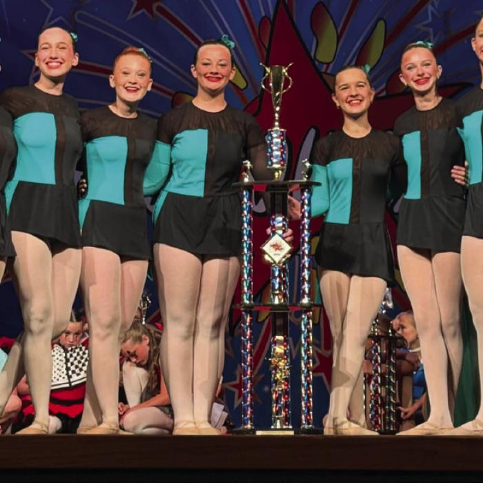 The local soloists from On Pointe Studio in Schulenburg who competed June 22-28 in Dallas/Fort Worth brought back a lot of hardware.