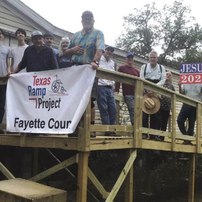 Texas-Sized Ramp Built in Cistern