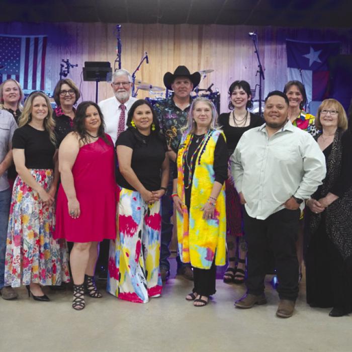 Pictured front from left: Karen Hoskins, Matt Pekar, Cheryl Pekar, Tara Stech, Gina Sanchez, Josue Rivas, Carol Janecka, Amy Elstner; back row: Brent Hoskins, Kristi McBride, Sherise Davis, Glenn Davis, Carl Elstner, Dallas Garza, Beth Holman, Elyse Kristinik, Kim Elstner.