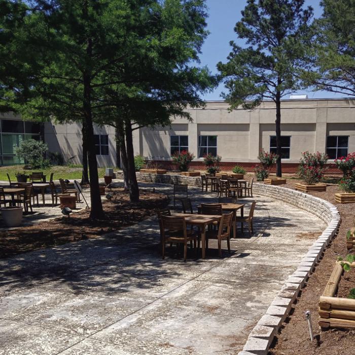 Old planter boxes were removed and new ones were installed at the Healing Garden. Shrubs will be planted at a future work day.