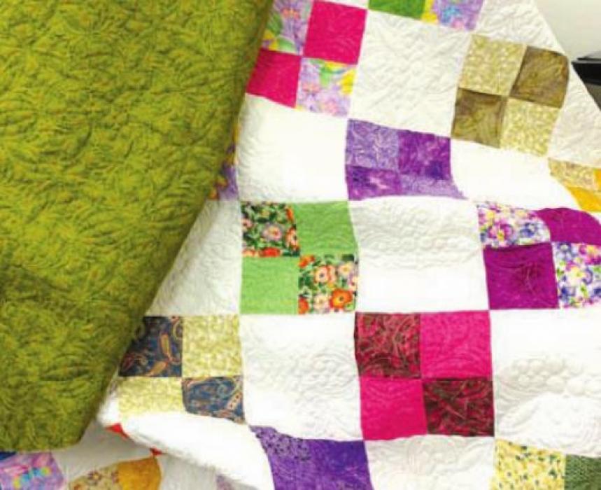 The ladies who love to attend the Crafty Corner decided to create this quilt for NVCC.