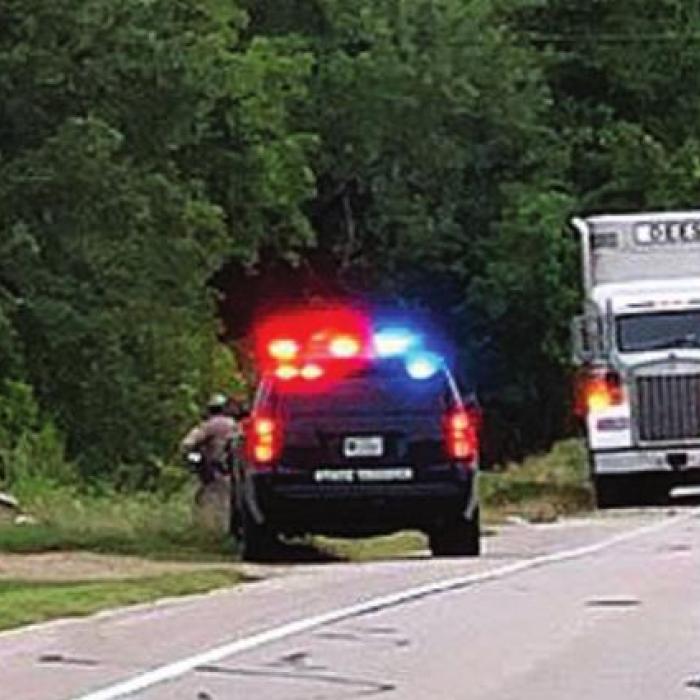 One-Vehicle Rollover South of LG