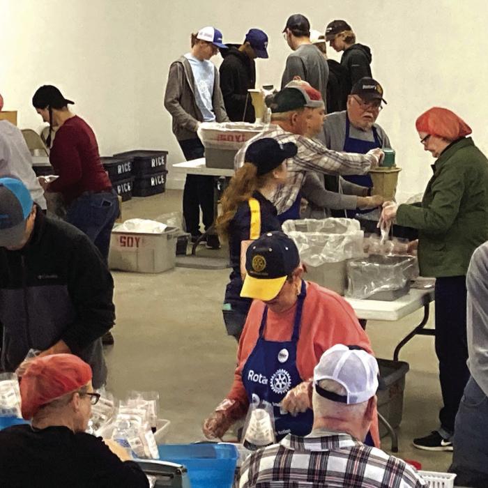 Interactors and Rotary Take A Bite Out of World Hunger