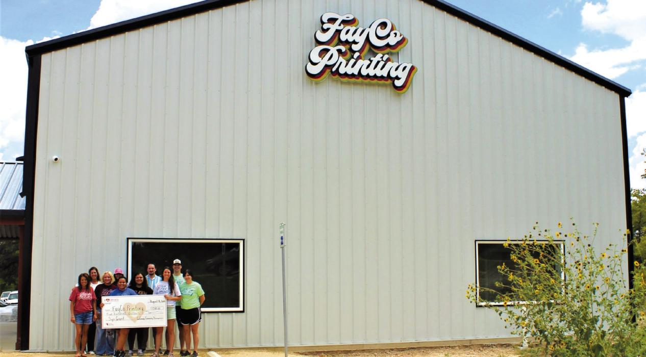 FayCo Printing Receives Sign Grant