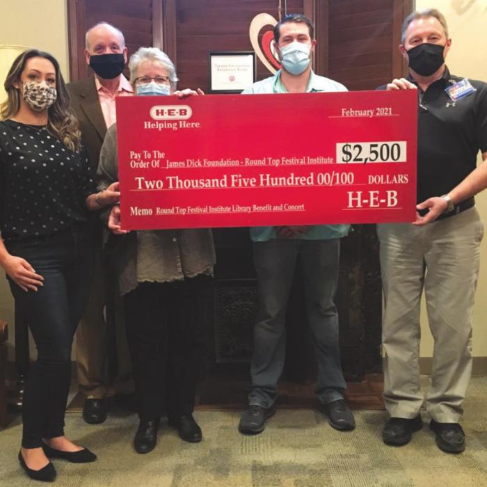 HEB Donates $2,500 to Festival Institute