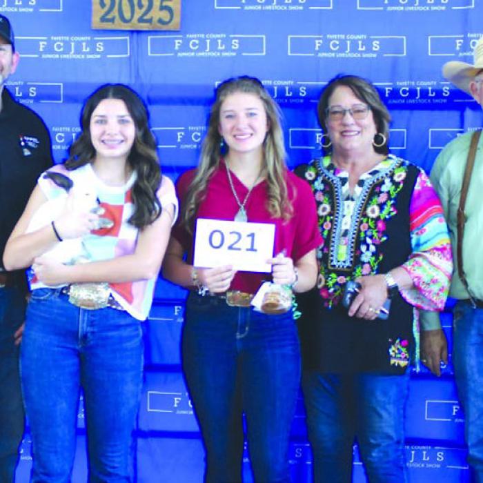 2025 Fayette Co. Junior Livestock Show Showmanship Winners