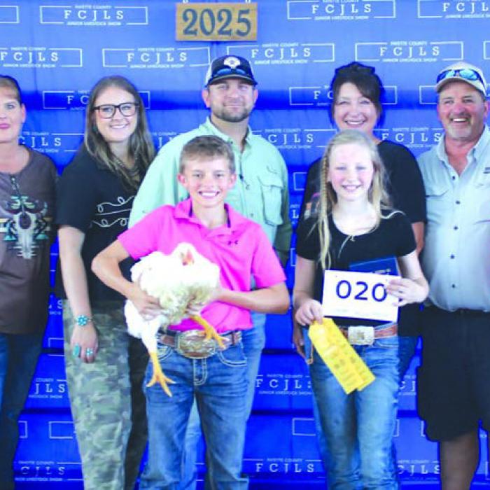 2025 Fayette Co. Junior Livestock Show Showmanship Winners