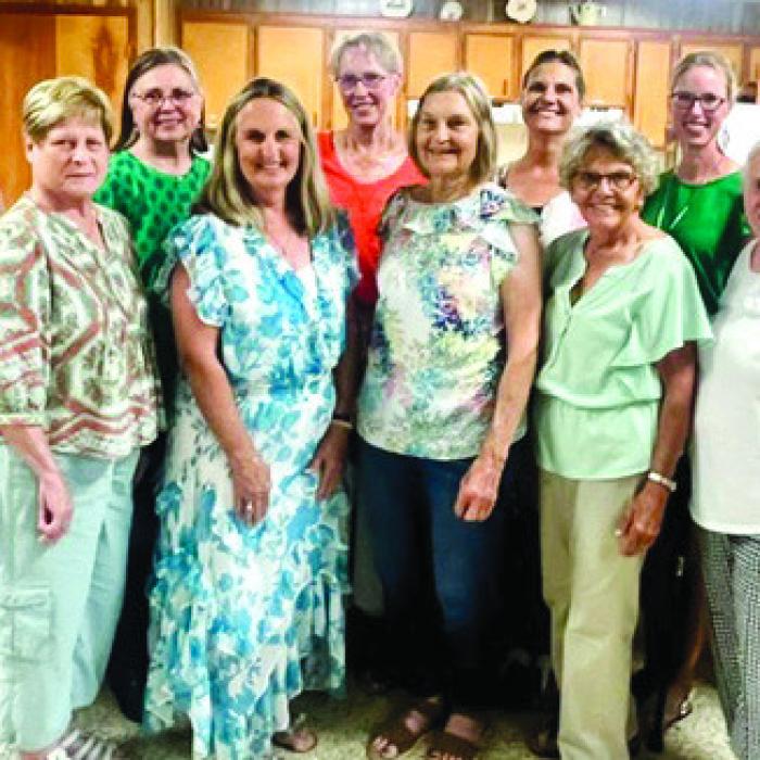 The ladies of St. Paul Lutheran Church in Shelby hosted their annual salad supper on Aug. 16.