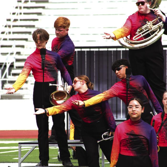 La Grange High School soloists during their performance Saturday. Blinn College Photo