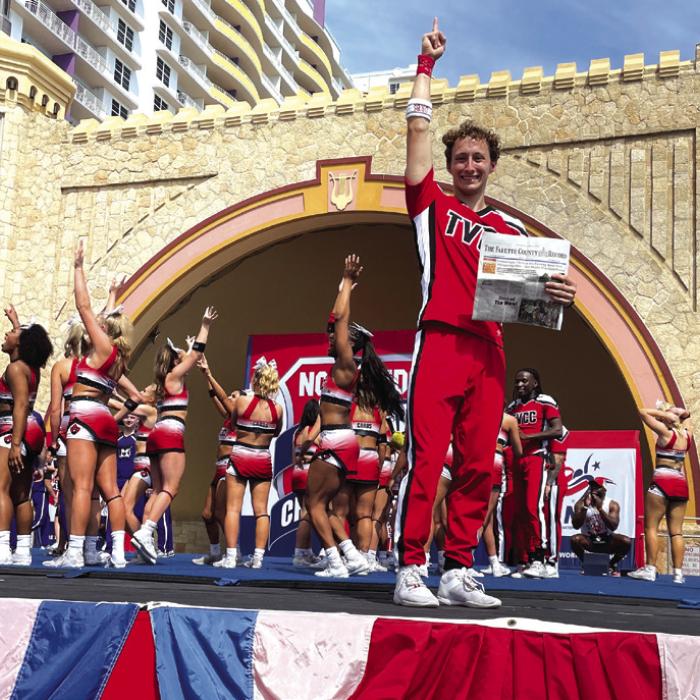 LG’s Krupala Helps TVCC to National Cheer Title
