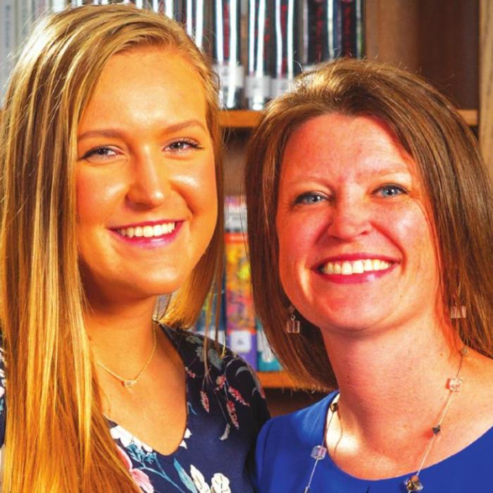 Becca Heinrich is the daughter of Bruce and Michelle Heinrich. She plans to attend Midland College where she will play volleyball and major in business. She chose Nicole Rerich as her special teacher.