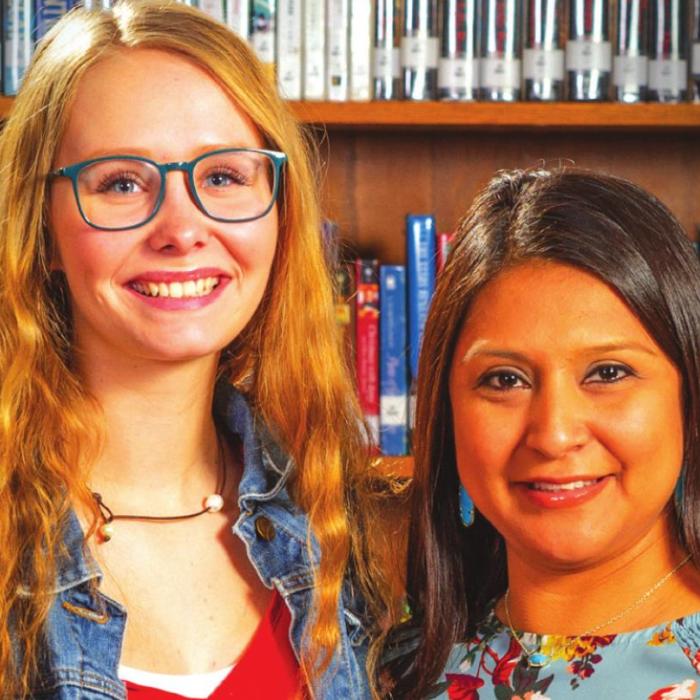 Abigail Weltner is the daughter of Vance and Melissa Weltner. She plans to attend Texas State University and study pediatric nursing. She chose Alejandra Caldera as her special teacher.