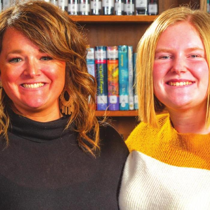 Lauren Lehmann is the daughter of Lenny and Julie Lehmann. She plans to attend Texas A&amp;M and major in history with a focus on constitutional law. She chose Erin Muil as her special teacher.