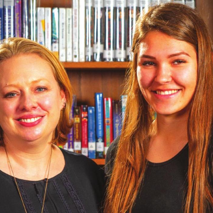 Mara Weikel is the daughter of Becky and Philip Weikel. She plans to attend Texas A&amp;M and study to be a wildlife biologist. She chose Jo Ann Morgensen as her special teacher.