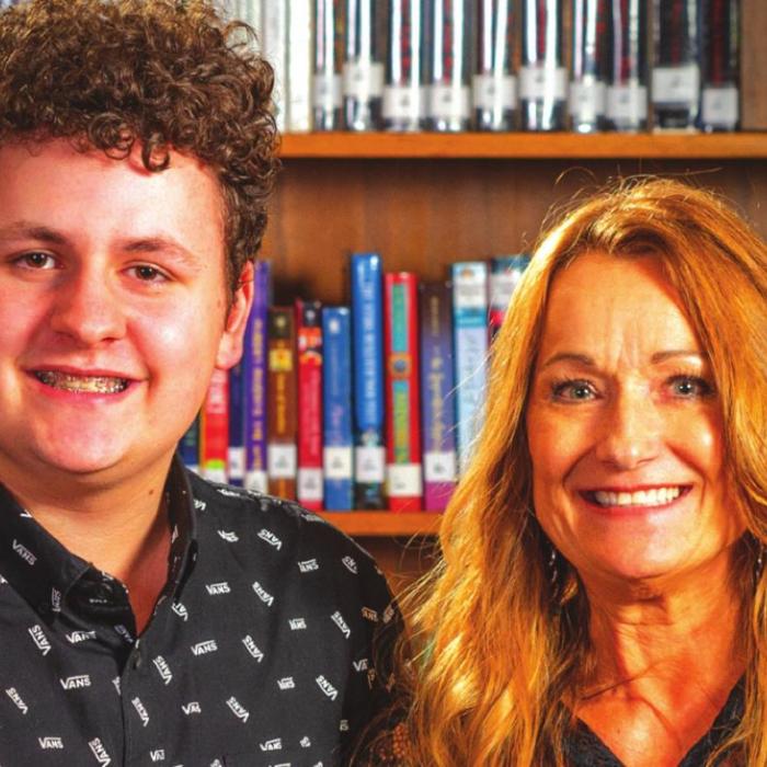 Hunter Pearson is the son of Kreg and Angie Pearson. He plans to attend Texas A&amp;M and study engineering. He chose Barbara Ryza as his special teacher.