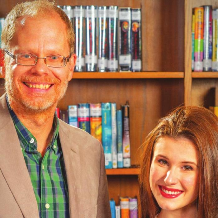Olivia Rodriguez is the daughter of Tommy Rodriguez and Alizabeth Calhoun. She plans to attend The University of Oklahoma and study theatre management. She chose Brian Cravens as her special teacher.