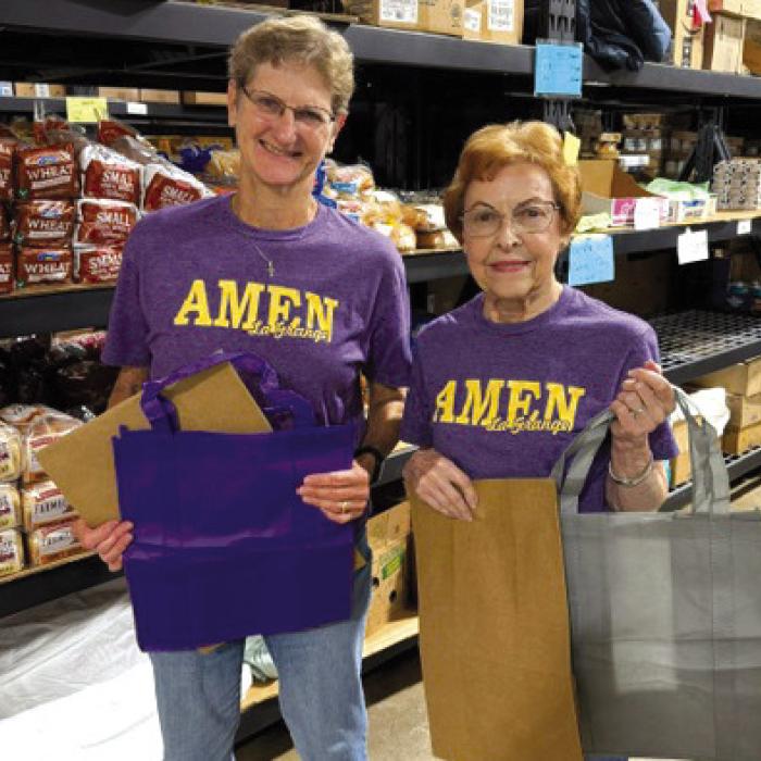 AMEN Receives Reusable Bags