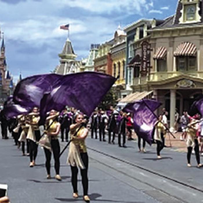 LG Band Marches At Disney World