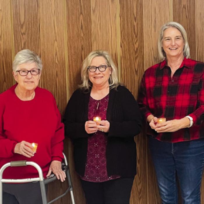 Officers pictured from left: Parliamentarian-Gracie Fucik, Assistant Treasurer-Earline Trlicek, Treasurer-Anna Boyd, Assistant Secretary-Carolyn Weishuhn, Secretary-Trish Pechal, Vice President- Marian Tajchman, and President-Karen Janda.